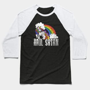 Hail Satan Baseball T-Shirt